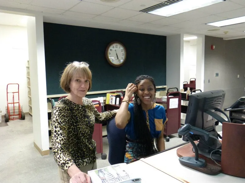 Library Faculty Member on Left.
